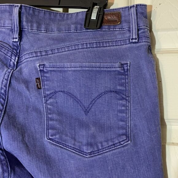 Levi's Demi Curve Silhouette Indigo Crop Jeans W30 - Picture 13 of 16
